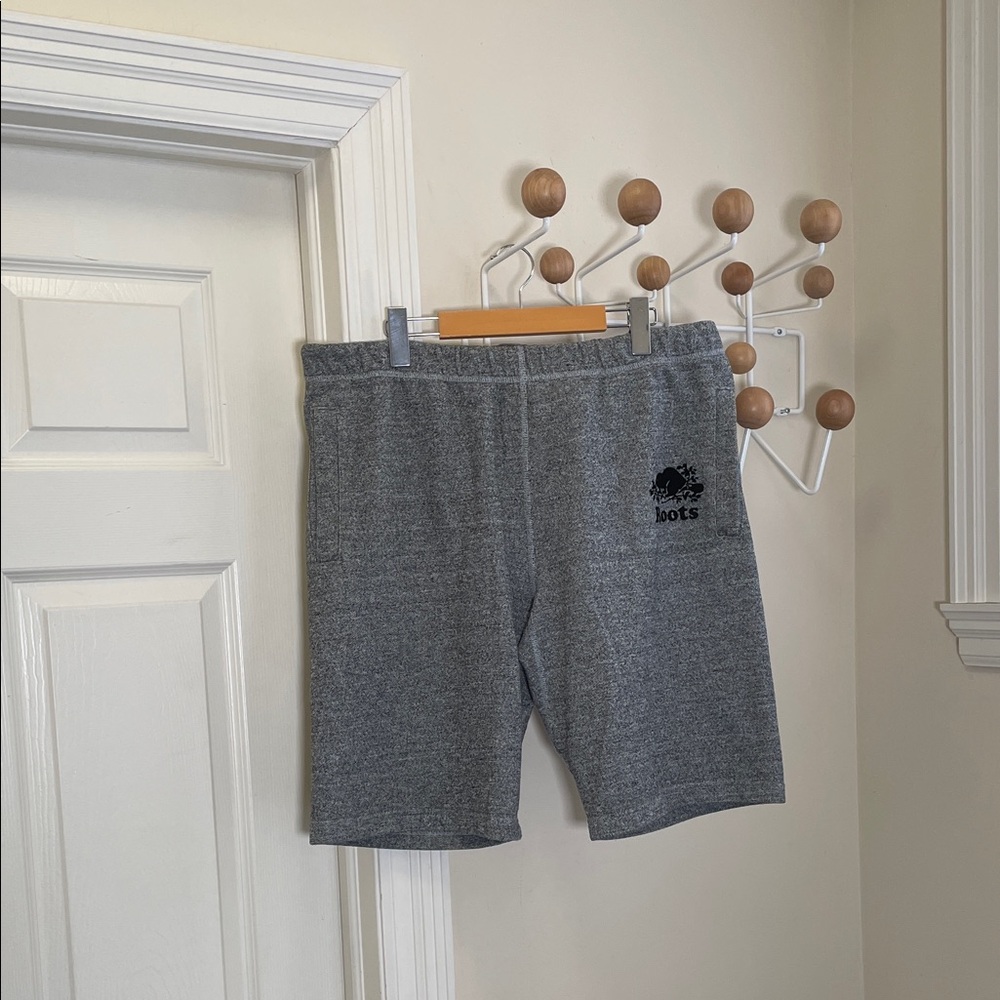 Roots - Classic Sweatpant Shorts - Dark Heathered Grey L